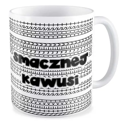 Kubek UKRYTY PRZEKAZ Smacznej kawusi